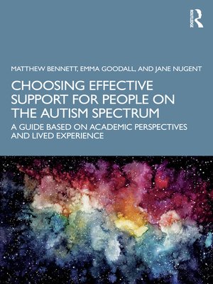 cover image of Choosing Effective Support for People on the Autism Spectrum